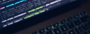 turned on gray laptop computer